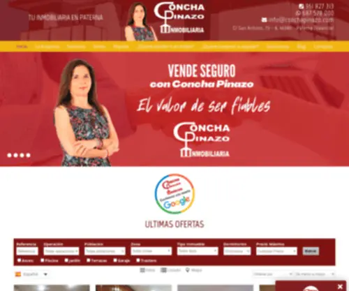 Conchapinazo.com(Concha Pinazo) Screenshot