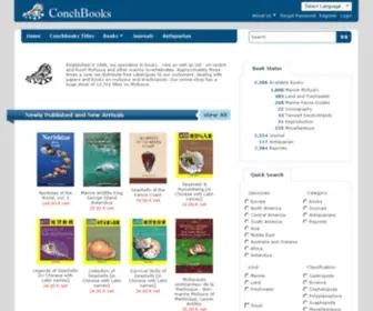 Conchbooks.de(Books for sale) Screenshot