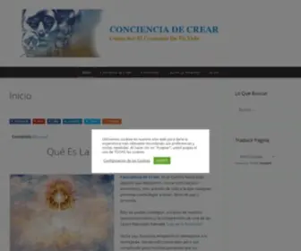 Conciencia-DE-Crear.com(La Conciencia de Crear) Screenshot