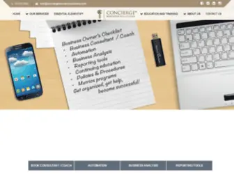 Conciergebusinesssolutions.com(Concierge Business Solutions) Screenshot