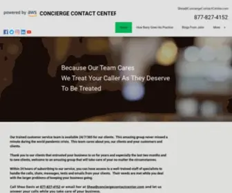 Conciergecontactcenter.com(A real benefit of hiring the Concierge Contact Center) Screenshot