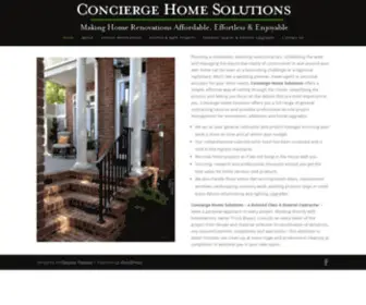 Conciergehomesolutions.com(Concierge Home Solutions) Screenshot