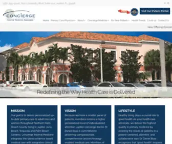 Conciergeinternalmedicine.com(Concierge Internal Medicine) Screenshot