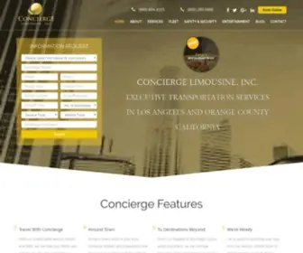 Conciergelimo.com(LA & OC Limo Rental Services) Screenshot