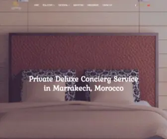 Conciergerie-Marrakech.com(Conciergerie de luxe Marrakech) Screenshot