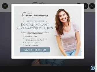 Conciergesmileboutique.com(Dentist Culver City) Screenshot