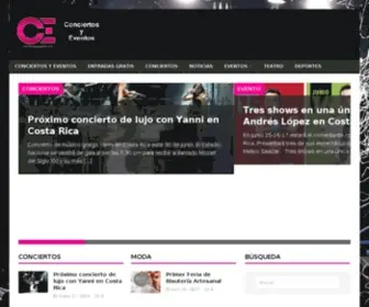 Conciertosyeventos.com(Conciertos y Eventos) Screenshot
