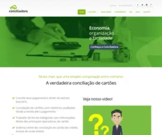 Conciliadora.com.br(Conciliação de Cartão e Financeira) Screenshot