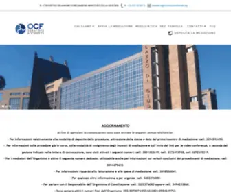 Conciliazionefirenze.org(Organismo di Conciliazione di Firenze) Screenshot