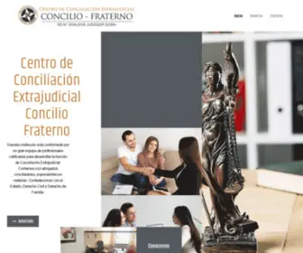 Conciliofraterno.com(Administrado por IDEA1) Screenshot