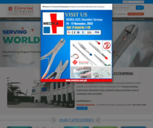 Concise.com.pk(Concise Enterprises) Screenshot