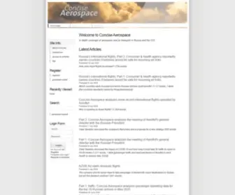 Conciseb2B.com(Analysis of the civil aviation industry in Russia and the CIS since 1992) Screenshot