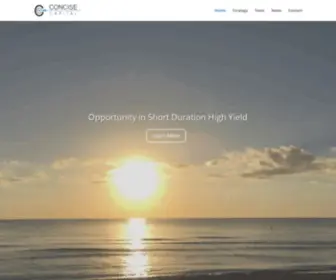 Concisecapital.com(Concise Capital Management) Screenshot