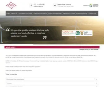 Conco.co.za(CONCO Group) Screenshot