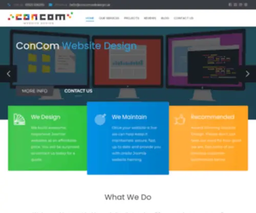Concomwebdesign.co.uk(Website Design Warrington) Screenshot