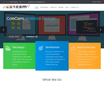Concomwebdesign.uk(Website Design Warrington) Screenshot