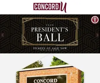 Concord.edu(The mission of Concord University) Screenshot