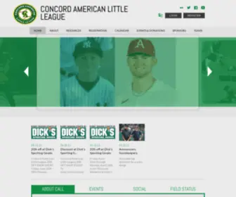 Concordamericanlittleleague.org(Concordamericanlittleleague) Screenshot