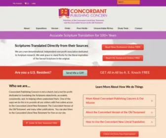 Concordant.org(Concordant Publishing Concern) Screenshot