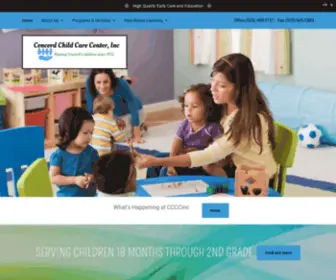 Concordchildcare.org(Concord Child Care Center) Screenshot