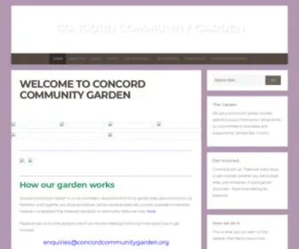 Concordcommunitygarden.org(Concord Community Garden) Screenshot