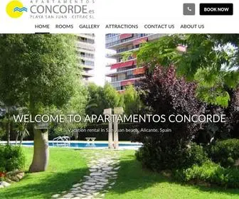 Concorde.es(Concorde Apartments) Screenshot