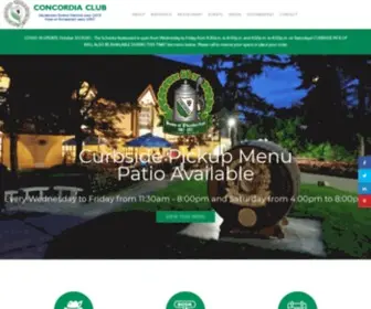 Concordiaclub.ca(Authentic German Culture) Screenshot