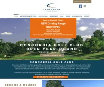 Concordiagolfclub.com(Concordia Golf Club Monroe Township New Jersey) Screenshot