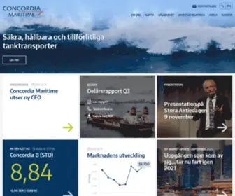 Concordiamaritime.com(Säkra) Screenshot