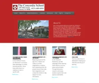 Concordiaschool.com(The Concordia School) Screenshot