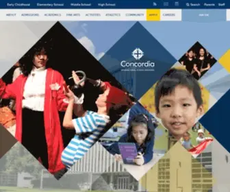 Concordiashanghai.org(Concordia International School Shanghai) Screenshot