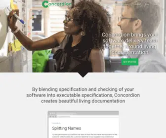 Concordion.org(Specification by Example) Screenshot