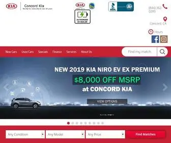 Concordkia.com(Concord Kia) Screenshot