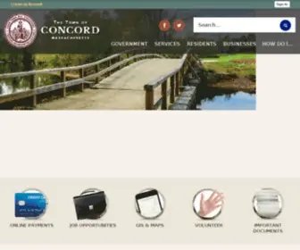 Concordnet.org(Concord, MA) Screenshot