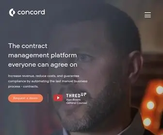 Concordnow.com(The Best Contract Management Software) Screenshot