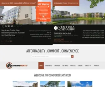 Concordrents.com(Apartments For Rent) Screenshot