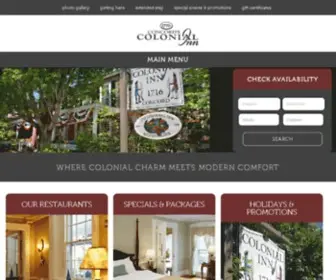 Concordscolonialinn.com(Concord's Colonial Inn) Screenshot