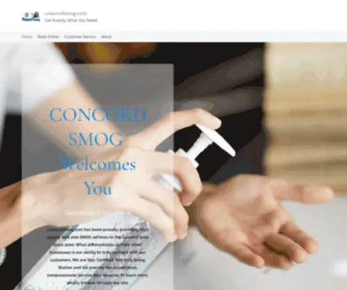 Concordsmog.com(Test Only Smog Station) Screenshot