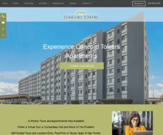 Concordtowersapts.com(Madison Heights) Screenshot