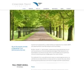 Concordtrustcompany.com(Concord Trust Company) Screenshot