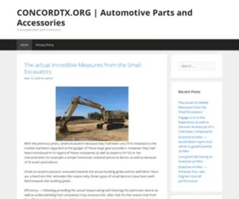 Concordtx.org(Automotive Parts and Accessories) Screenshot