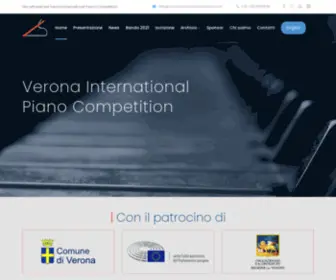 Concorsopianisticoverona.com(Verona International Piano Competition) Screenshot