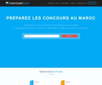 Concourat.com(Un site utilisant WordPress) Screenshot
