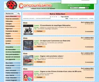 Concourissimo.com(Concours) Screenshot