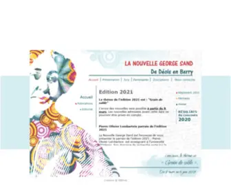 Concours-Georgesand.fr(Concours international de la nouvelle George Sand) Screenshot