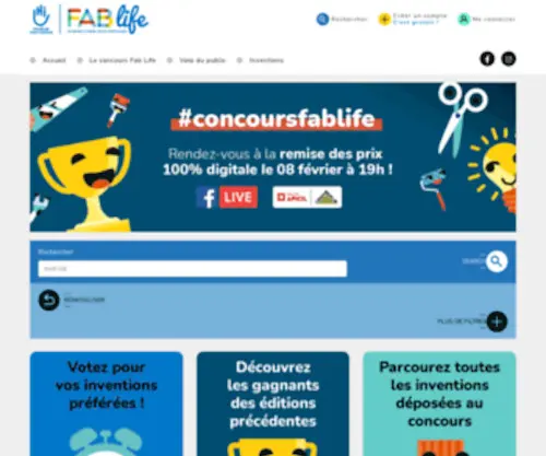 Concoursfablife.org(Accueil) Screenshot