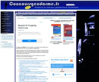 Concoursgendarme.fr(Gendarmerie Concours) Screenshot