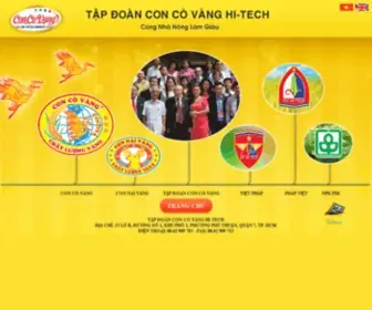 Concovang.com(PHAN BON CON CO VANG) Screenshot