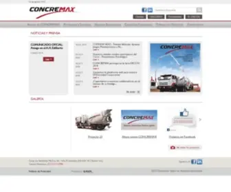 Concremax.com.pe(Concremax) Screenshot