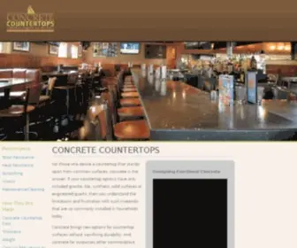 Concrete-Countertops.org(Concrete Countertops) Screenshot
